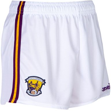 Wexford GAA Kids' 2 Stripe Home Shorts
