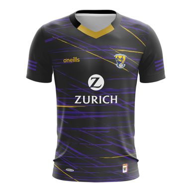 Wexford LGFA Short Sleeve Training Top Dark Grey / Purple 2023