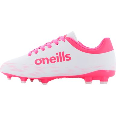 Pink / White Zenith Women's Firm Ground Laced Football Boots from O'Neill's.