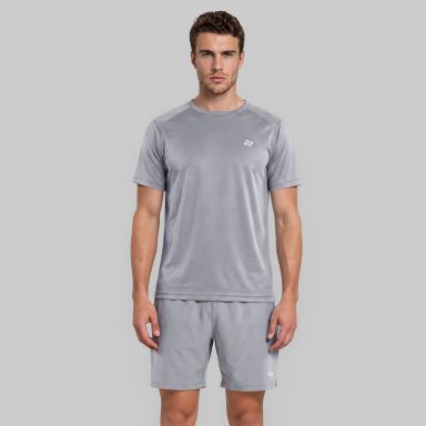 Grey O’Neills Men’s Zone T-Shirt with four-way stretch woven fabric