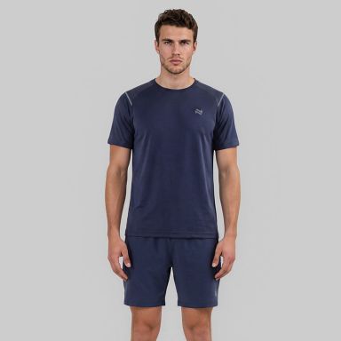 Navy O’Neills Men’s Zone T-Shirt with four-way stretch woven fabric