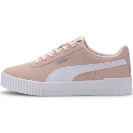 pink suede puma trainers