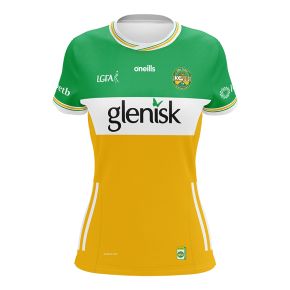  Offaly Ladies LGFA Women's Fit 2 Stripe Home Jersey 2024