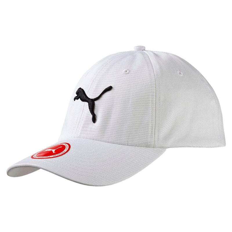 white Puma cap made with a rich cotton fabric in a classic cap fit from O'Neills
