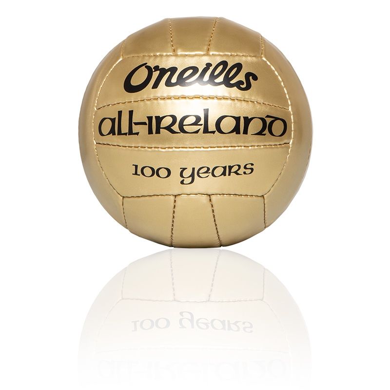 O'Neills Mini All Ireland Football 100 Year Edition Gold