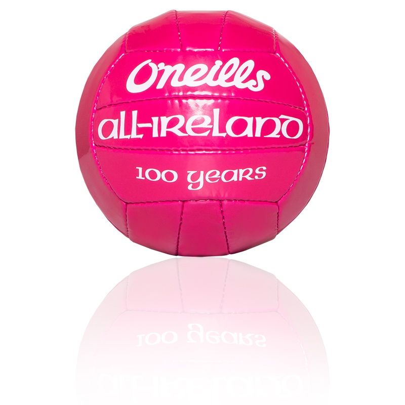 O'Neills Mini All Ireland Football 100 Year Edition Pink