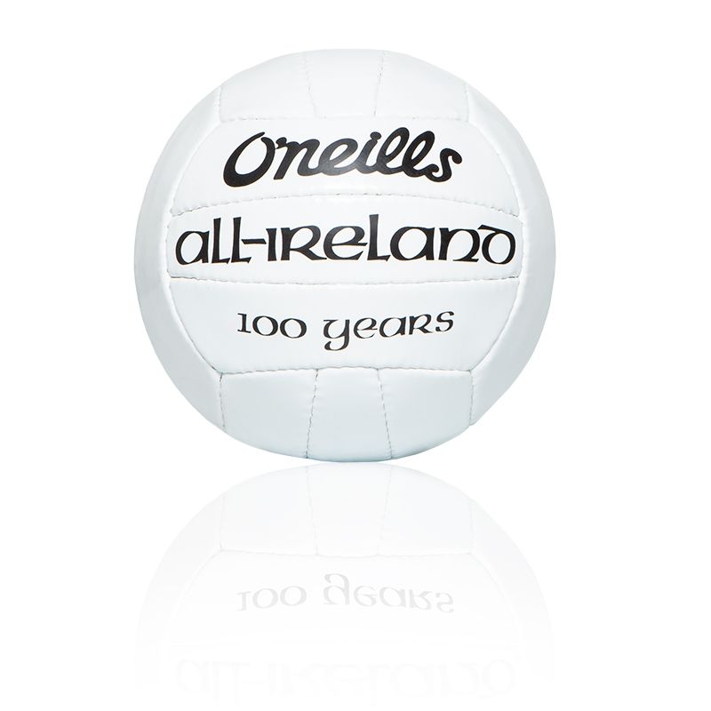 O'Neills Mini All Ireland Football 100 Year Edition White