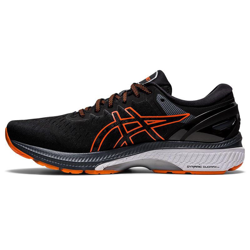 ASICS Men's Gel-Kayano™ 27 Running Shoes Black / Marigold Orange ...