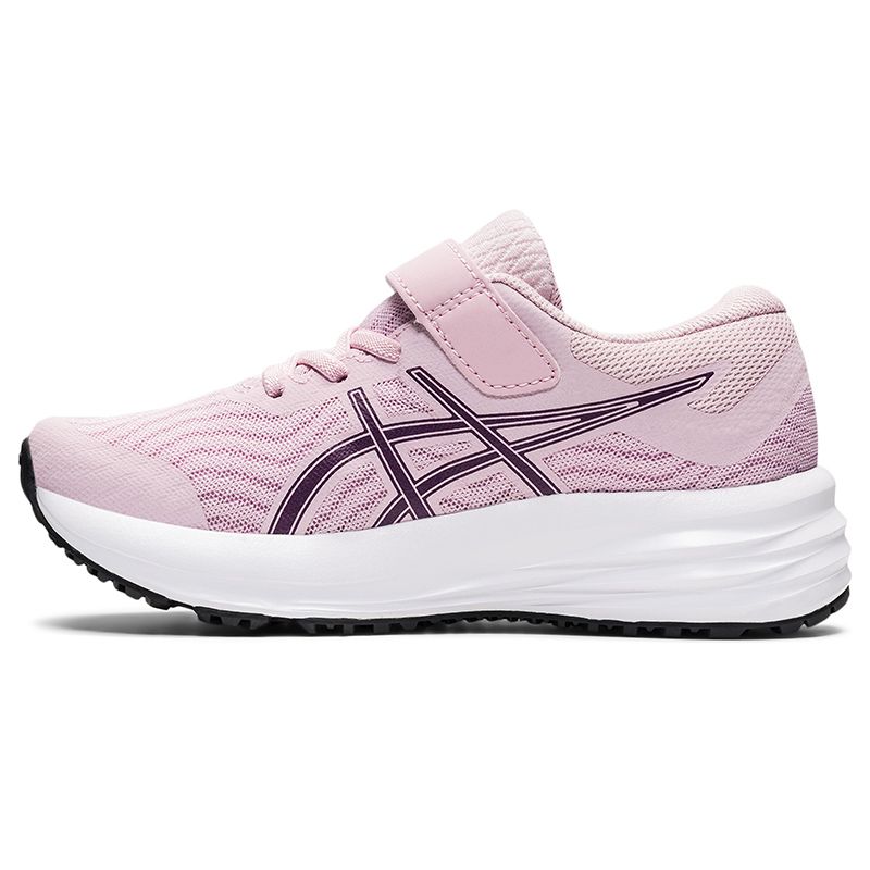 Kids' Pink / Purple ASICS Patriot 12 running shoes with mesh upper from O'Neills.