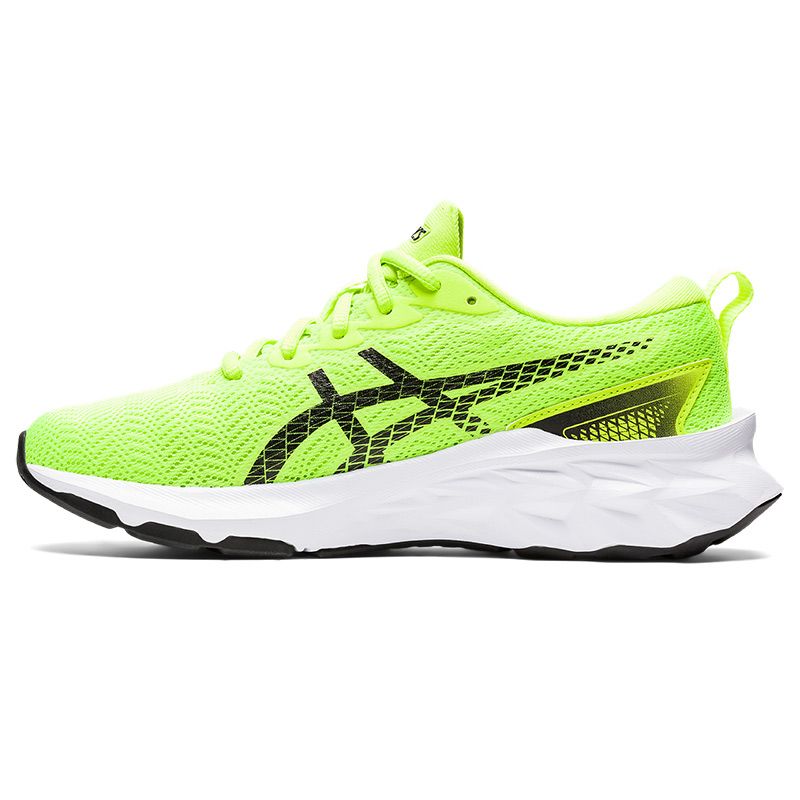 Kids’ Green ASICS Novablast™ 2 GS Running Shoes with a breathable mesh upper from O'Neills