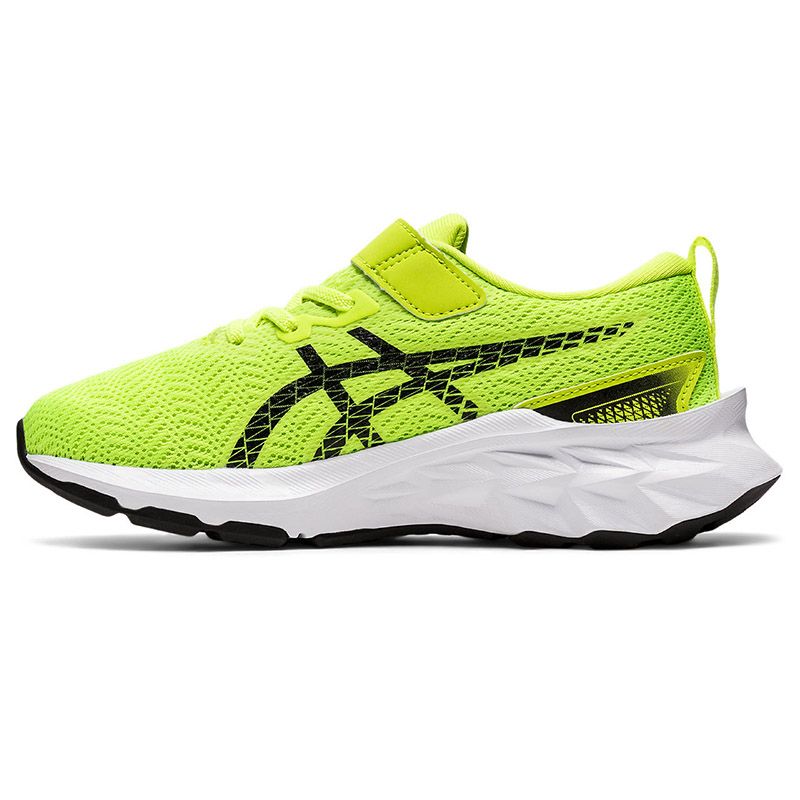 Kids' Green ASICS Novablast™ 2 PS Running Shoes, with breathable upper mesh from O'Neills.