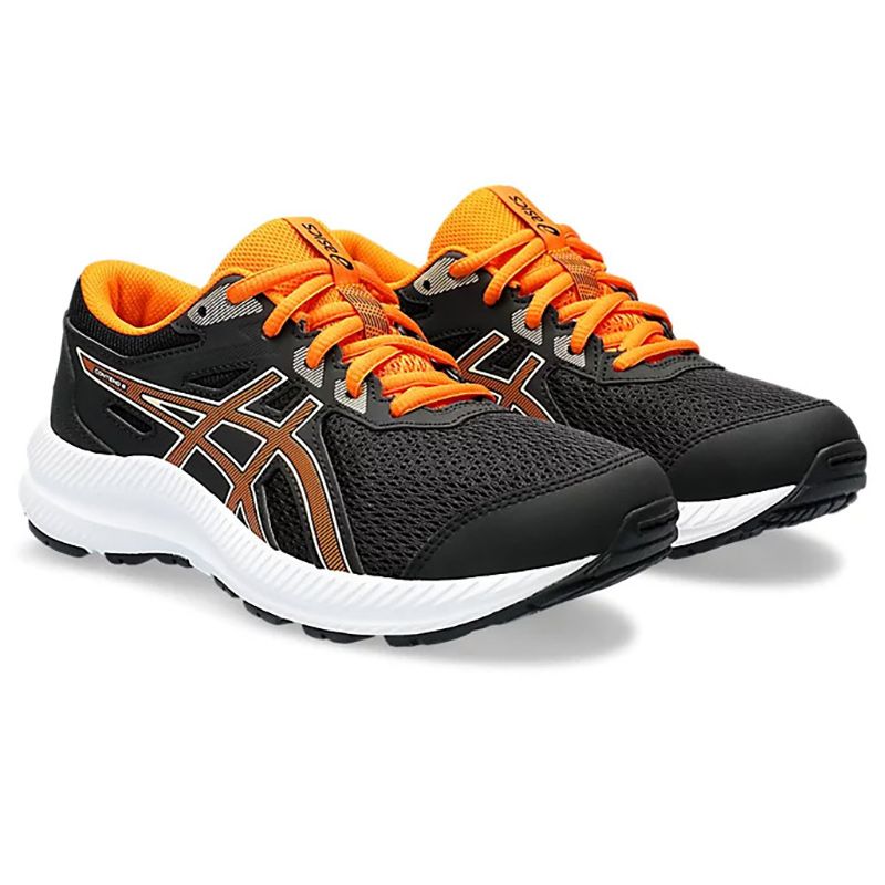 Black ASICS Gel-Contend™ 8 Youth Running Shoes from O'Neills.