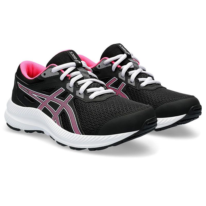 Black ASICS Contend™ 8 Youth Runing Shoes from O'Neill's.