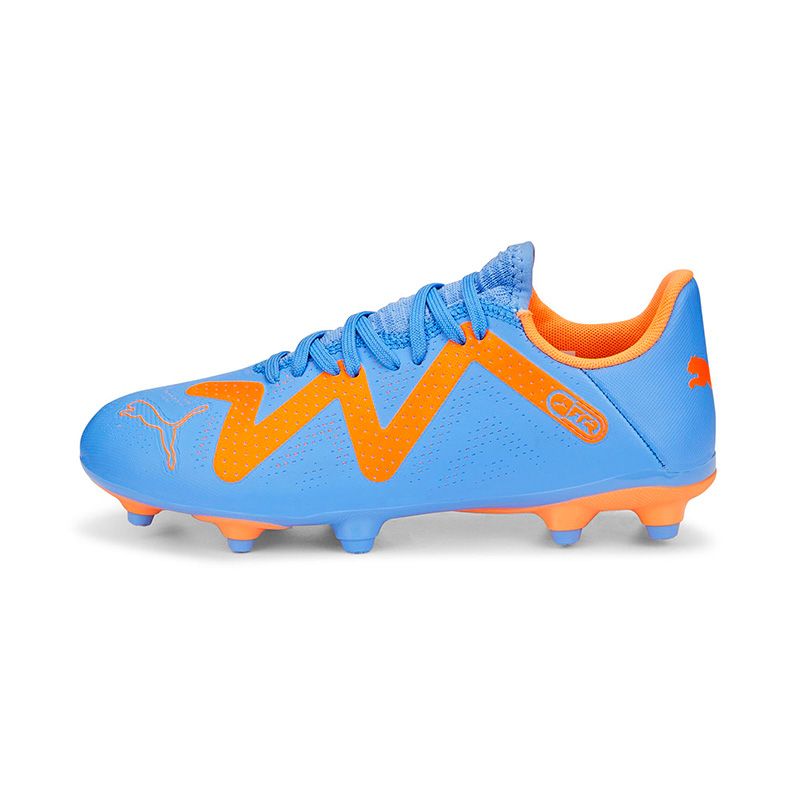 Blue Glimmer / White / Ultra Orange Puma Kids' Future Play FG/AG Football Boots from o'neills.