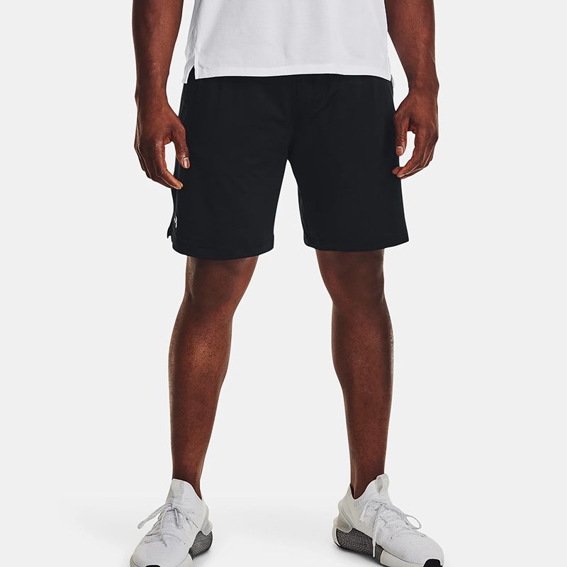 Black Under Armour Men's UA Tech™ Vent Shorts, with Open hand pockets from O'Neill's.