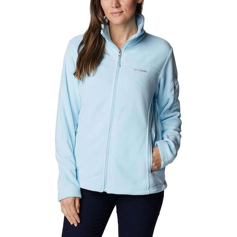 Pale Blue Columbia Women's Fast Trek™ II Fleece Jacket, with Zip-closed hand pockets from o'neills.