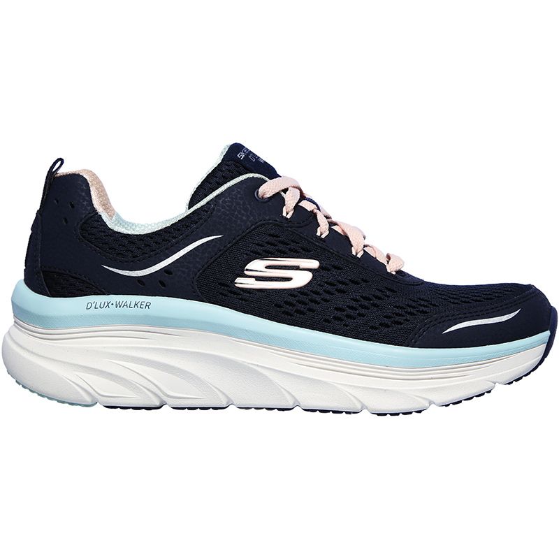 navy, blue and pink Skechers Women's trainers featuring amazing support and cushioning from O'Neills