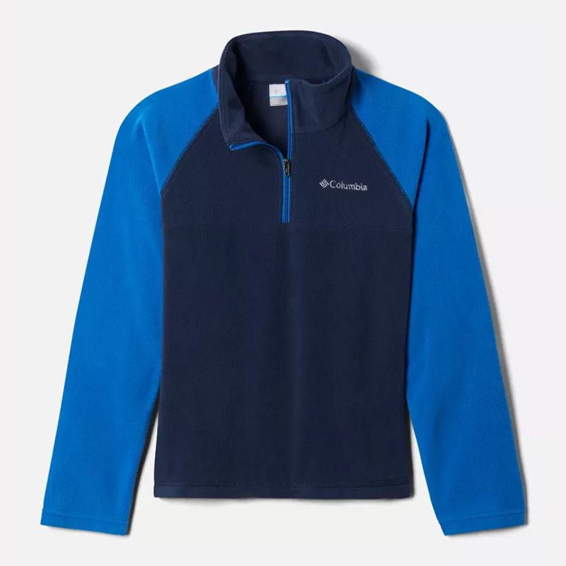 Navy Columbia Kids' Glacial™ Half Zip, with Zippered chest pocket from O'Neill's.