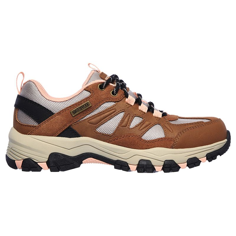 Brown and Tan Skechers women's sport shoes built for comfort from O'Neills