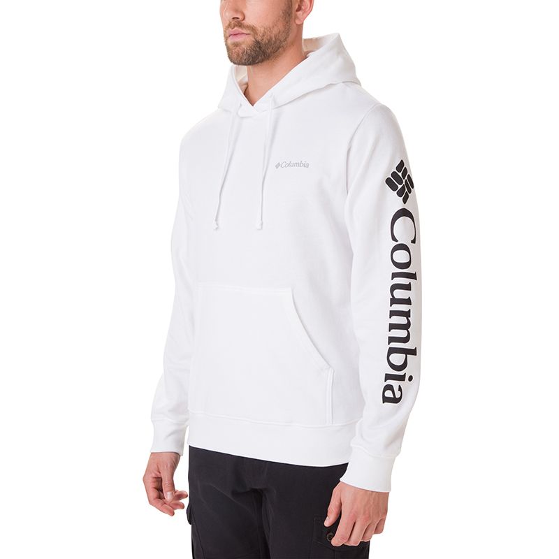 White Columbia Men's Viewmont II Sleeve Graphic Hoodie, with Drawcord adjustable hood from O'Neills.