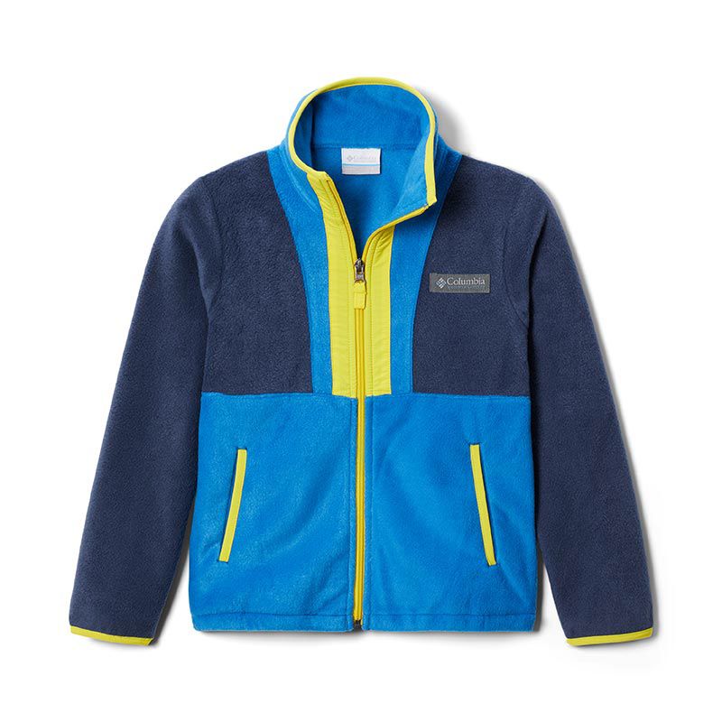 Kids' Navy Columbia Back Bowl Fleece, with hand pockets from O'Neills.