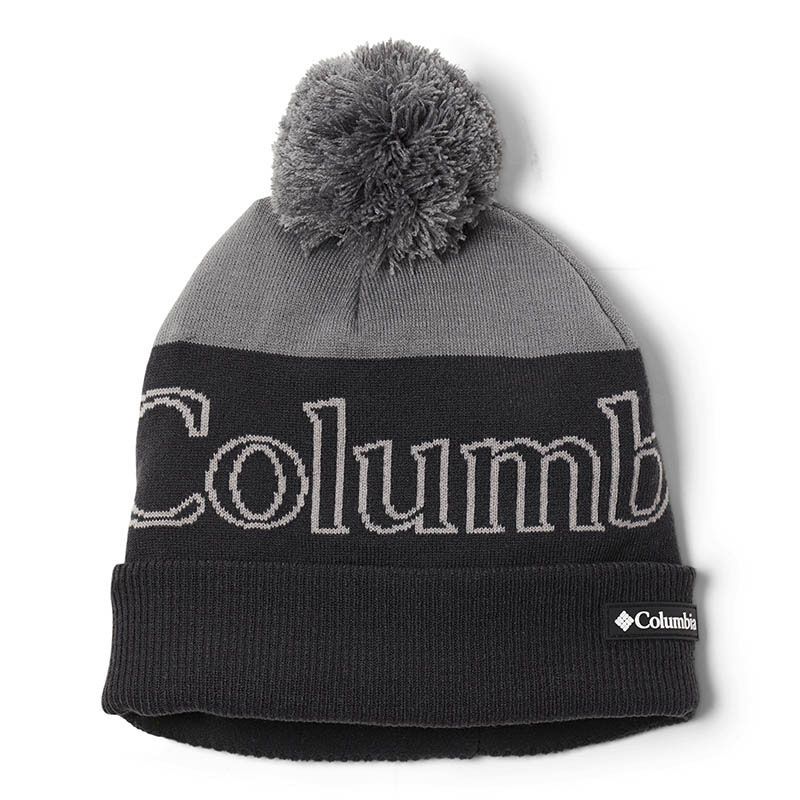 Grey / Black Columbia Polar Powder™ II Bobble Hat, Fleece lined from o'neills.