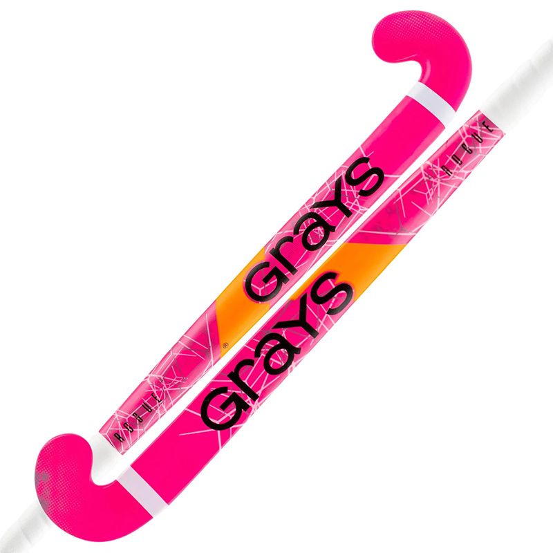 Pink Grays Rogue Junior Hockey Stick with Ultrabow Blade from O’Neills.