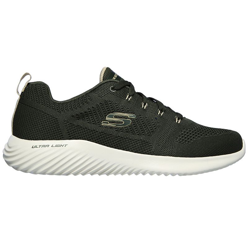 Skechers Men's Bounder Rinset Trainers Olive