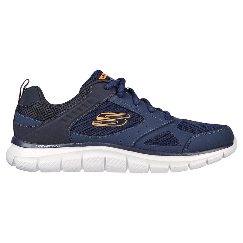 Navy Skechers Men's Track, with a Skechers Memory Foam™ cushioned comfort insole from O'Neills.