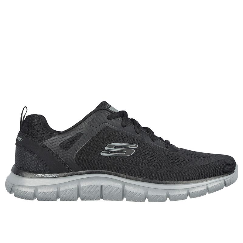 Black Skechers Track - Broader Men's Running Shoes from O'Neill's.