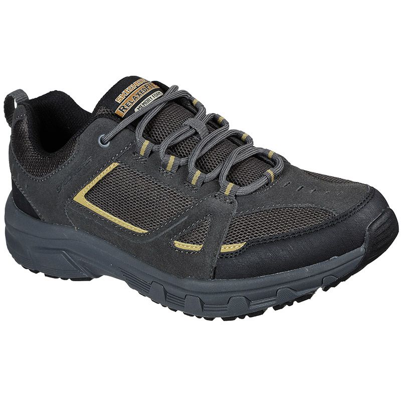 Charcoal Skechers men's trainers with a memory foam cushion insole from O'Neills