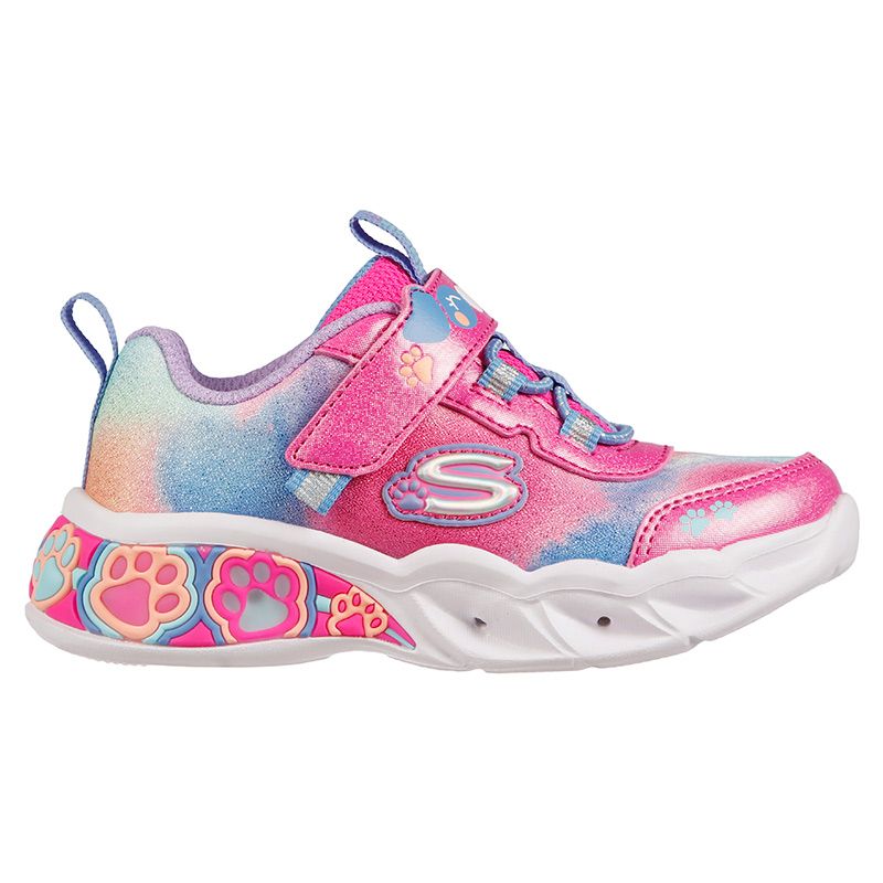 Pink Multi Skechers Kids' Light Up Trainers from O'Neills
