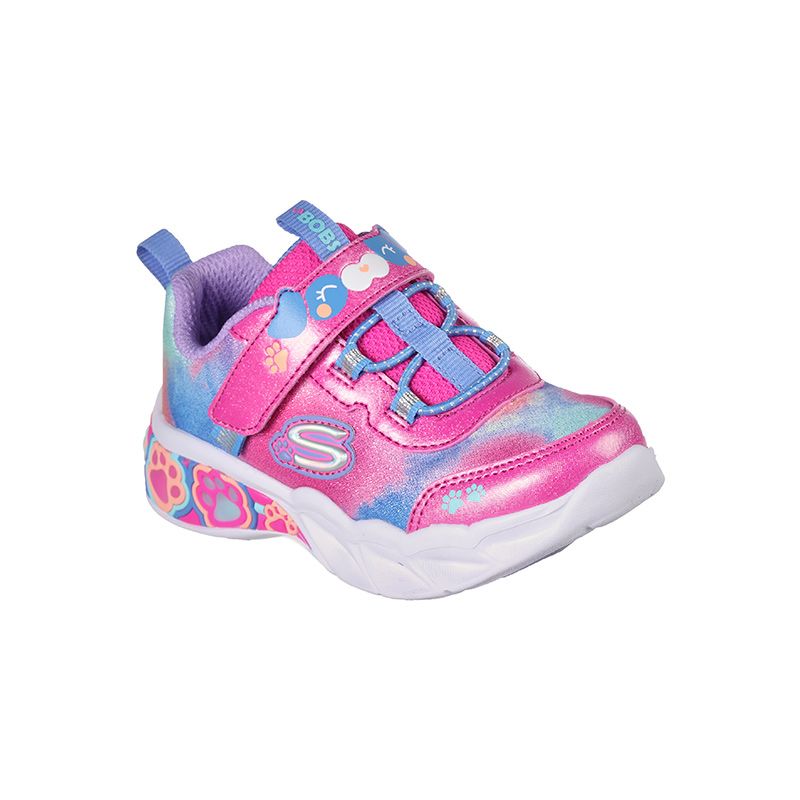 Pink Multi Skechers Kids' Light Up Trainers from O'Neills