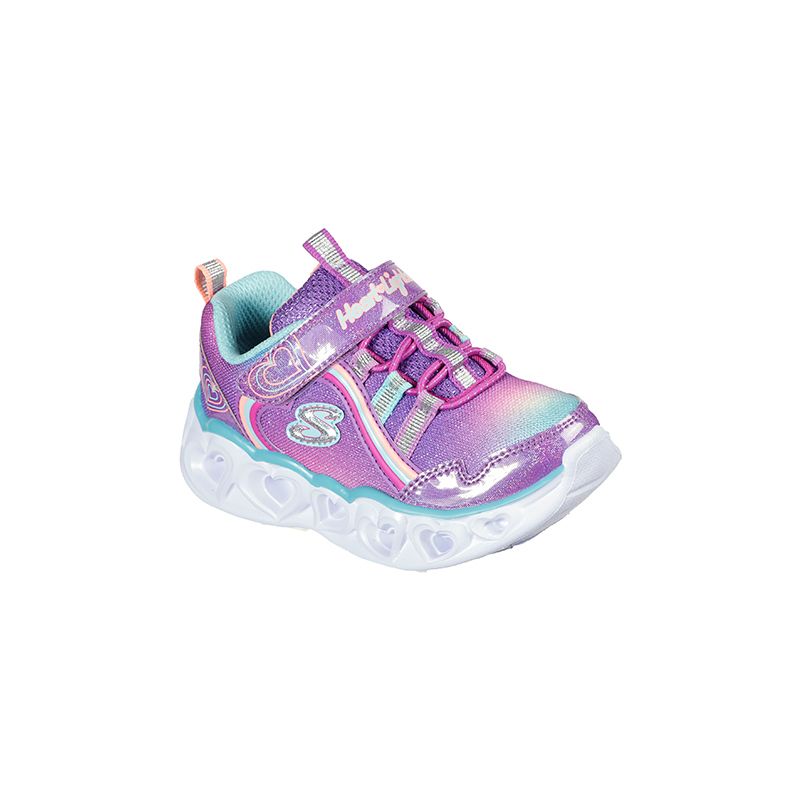 Sump sum Tranquility Skechers Kids' Hearts Lights Rainbow Lux Infant Trainers Purple / Multi |  oneills.com