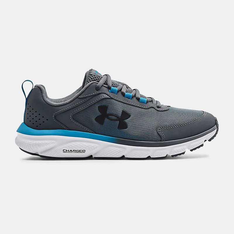 Under Armour Men's Charged Assert 9 Running Shoes Pitch Grey / Capri /  Black