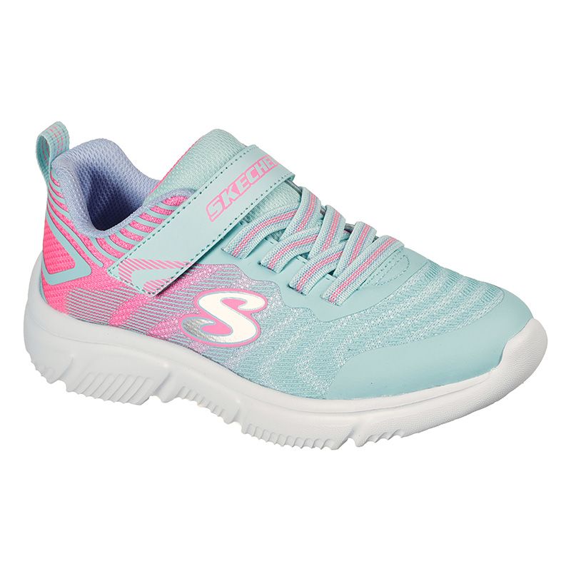 Blue and Pink Go Run 650 Fierce Flash PS Trainers in a slip on style with stretch laces from O'Neills