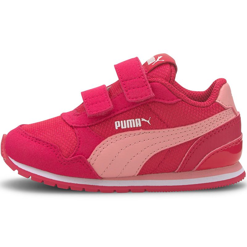 Puma Kids' ST V2 Mesh AC Infant Trainers Bright Rose / Peony / White
