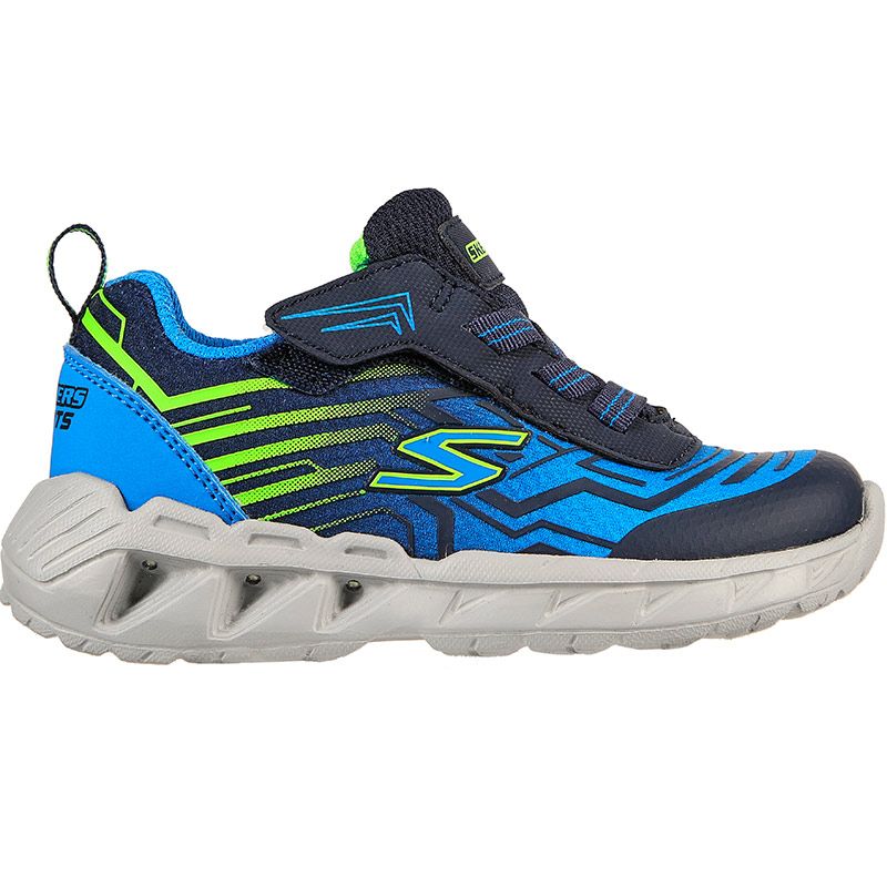 Navy and Blue Magna Lights Skechers, with light-up design from O'Neills.