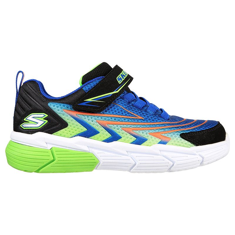 Kids' Blue Skechers Vector-Matrix - Voltonik PS Trainers, with a flexible lightweight midsole from O'Neills.