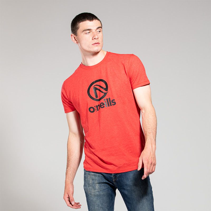 Men's Kingston T-Shirt Large Logo Red