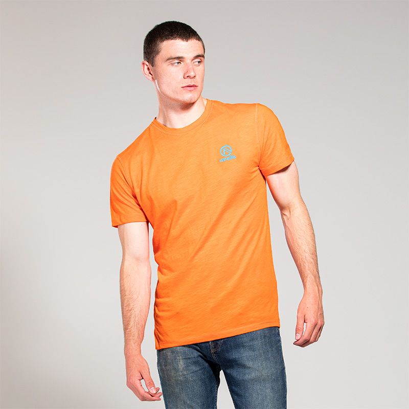 Men's Kingston T-Shirt Small Logo Orange