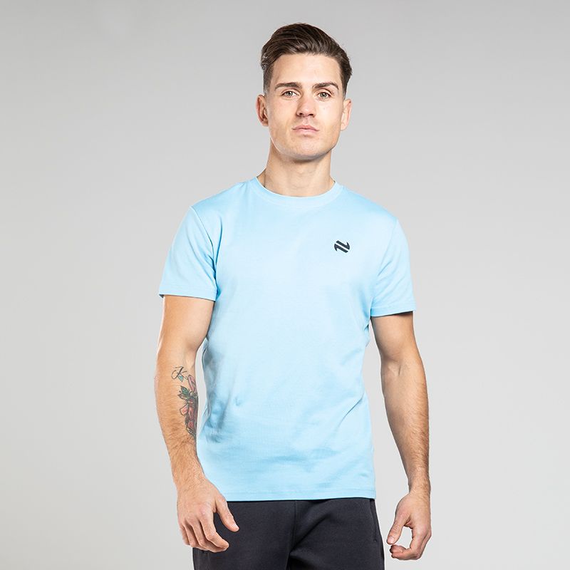Sky Men’s Pima Cotton T-Shirt with O’Neills logo on the chest.