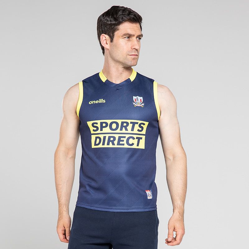 Marine Cork GAA training sleeveless jersey vest with sponsor logo by O’Neills.