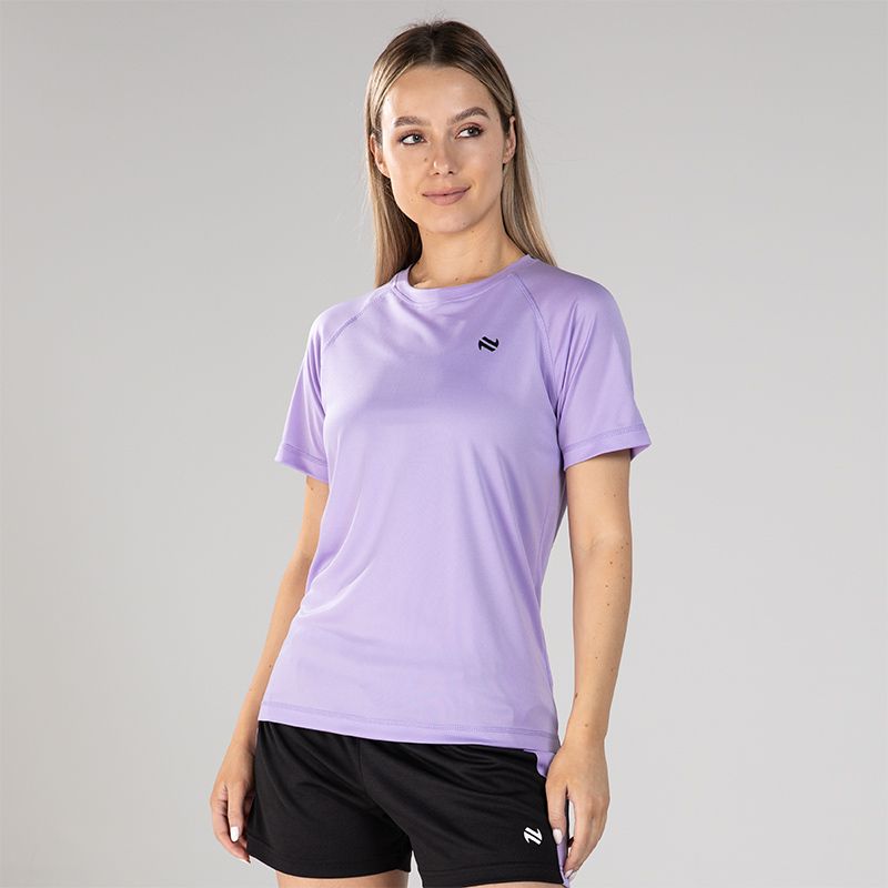 Purple / Black Women's Skylar T-Shirt with O'Neills logo.
