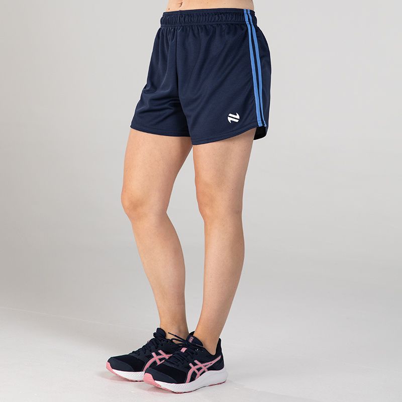 Marine Women’s O’Neills Kai Shorts with Sky stripes on each leg and O’Neills logo.