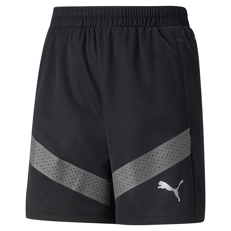 Kids' Black Puma teamFINAL Training Shorts, with dryCELL technology from O'Neills.