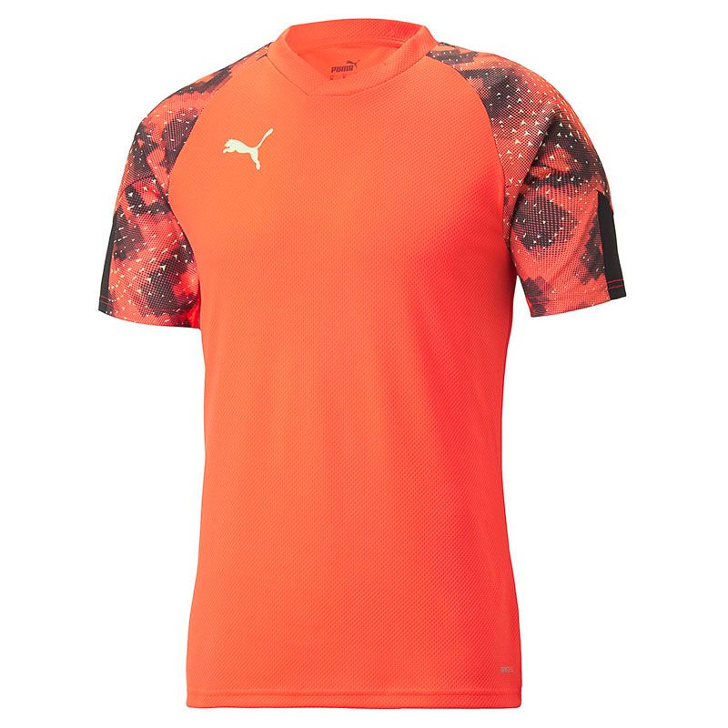 Coral / Black Puma Kids individual training top from o'neills.