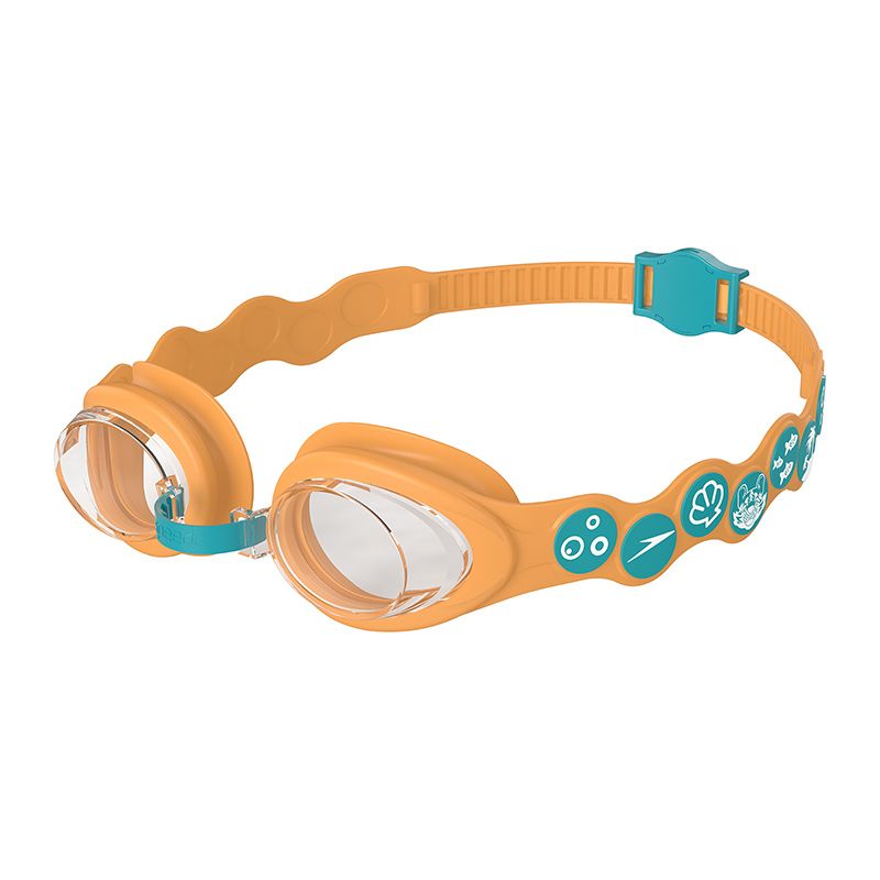 Orange Speedo Infant Sea Squad Spot Goggle with integrated seal for enhanced comfort and durability from O'Neill's.