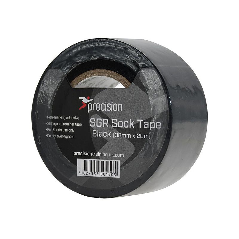 Black 35mm Precision Sock Tape for sports use only