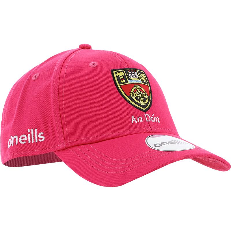 Pink Down GAA baseball cap with the county crest on the front by O’Neills.